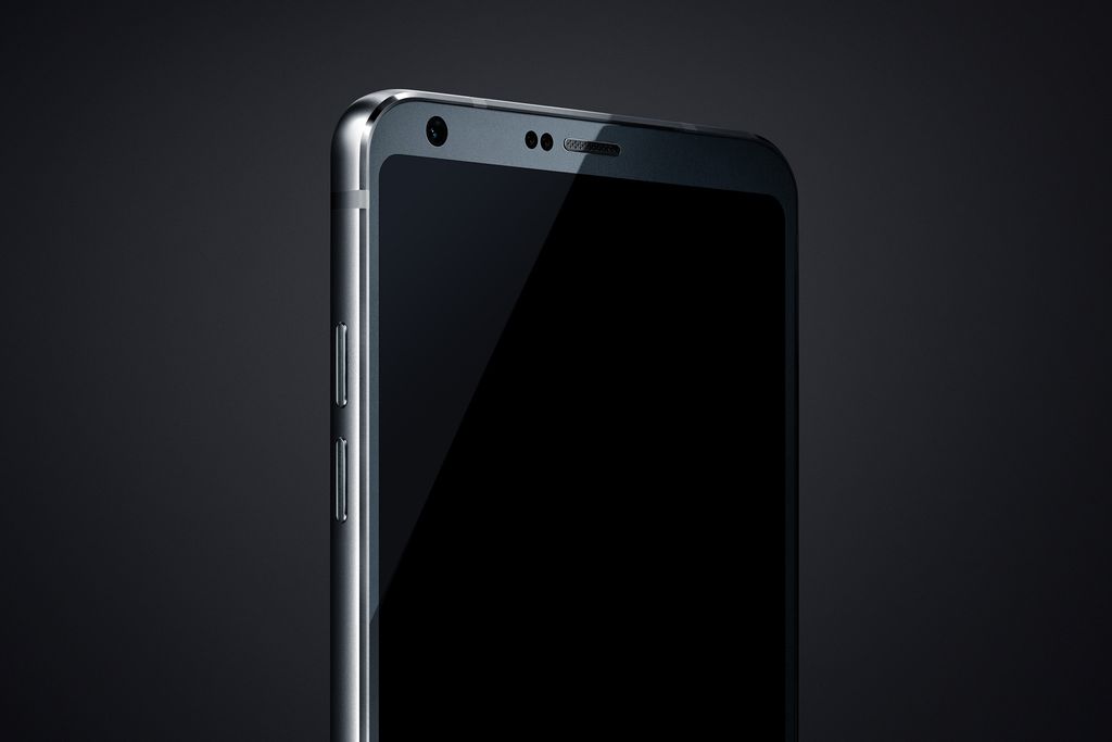 Primeira imagem oficial do LG G6. Detalhe para os cantos arredondados do display, que ocupará mais de 90% da parte frontal do flaghsip