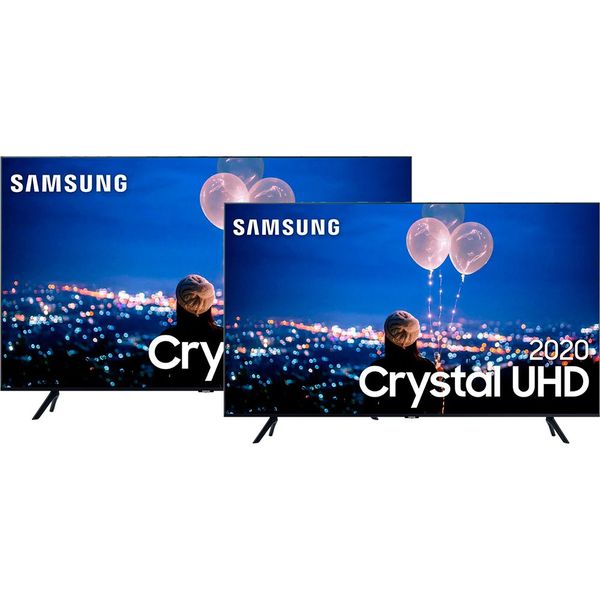Samsung Smart TV 65'' Crystal UHD 65TU8000 4K + Samsung Smart TV 50" Crystal UHD 50TU8000 4K [CUPOM DE DESCONTO]