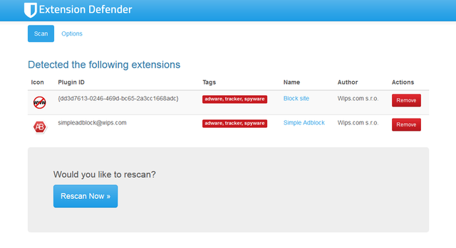 Extension Defender Extension Defender