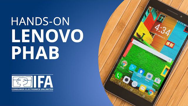 É um tablet? É um smartphone? Não, é o Lenovo PHAB! [Hands-on | IFA 2015]