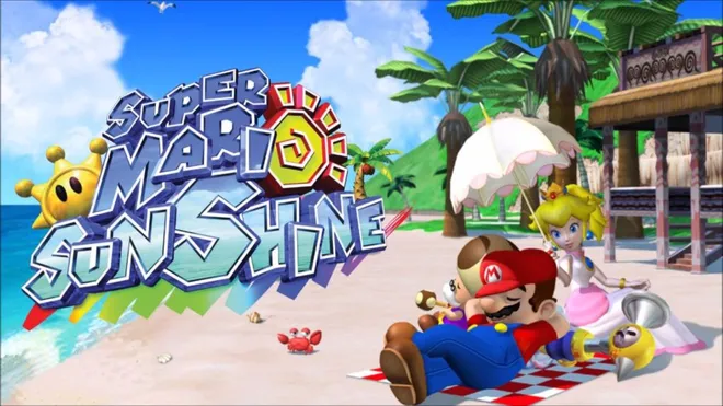 Super Mario Sunshine tem uma aparição bastante discreta no filme (Imagem: Reprodução/Nintendo)
