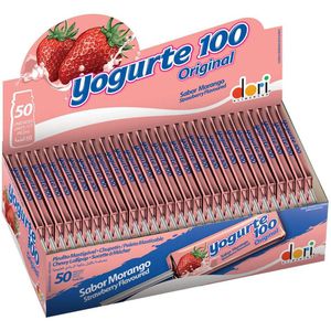 Pirulito Mastigável Yogurte 100 10gr C/50un - Dori