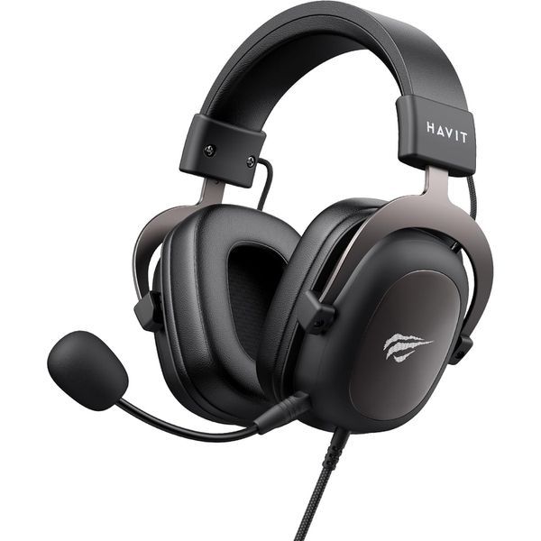 Headphone Fone de Ouvido Havit HV-H2002d, Gamer, com Microfone, Falante 53mm, Plug 3.5mm: compatível com XBOX ONE e PS4, HAVIT