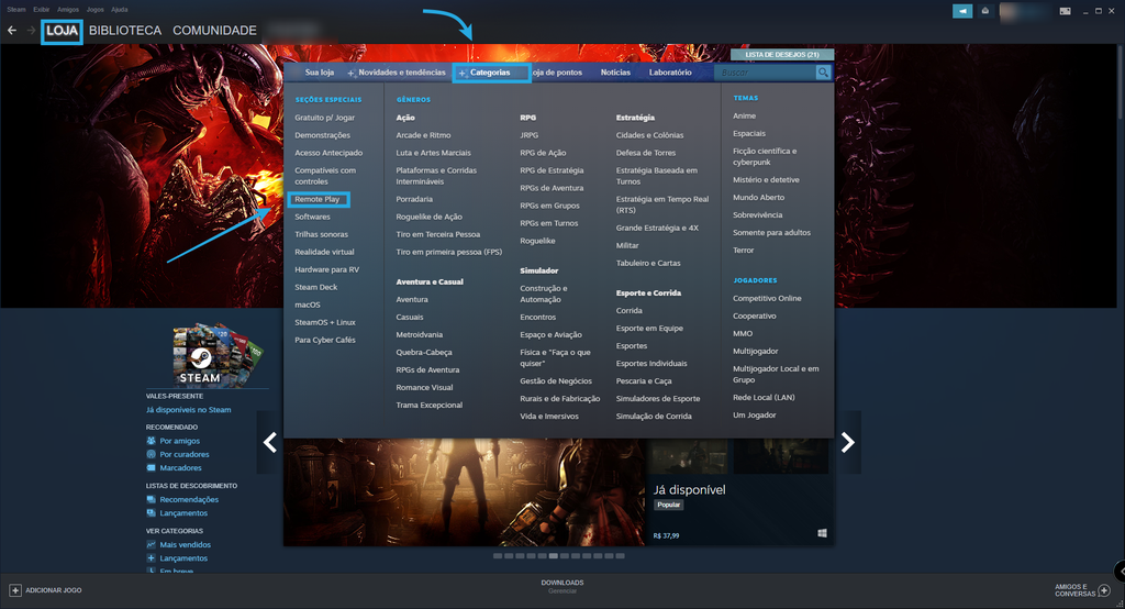 Steam Remote Play agora permite convidar qualquer pessoa para jogar