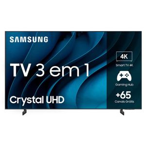 Smart TV Samsung 85" UHD 4K Processador Crystal UN85CU8000GXZD | CUPOM