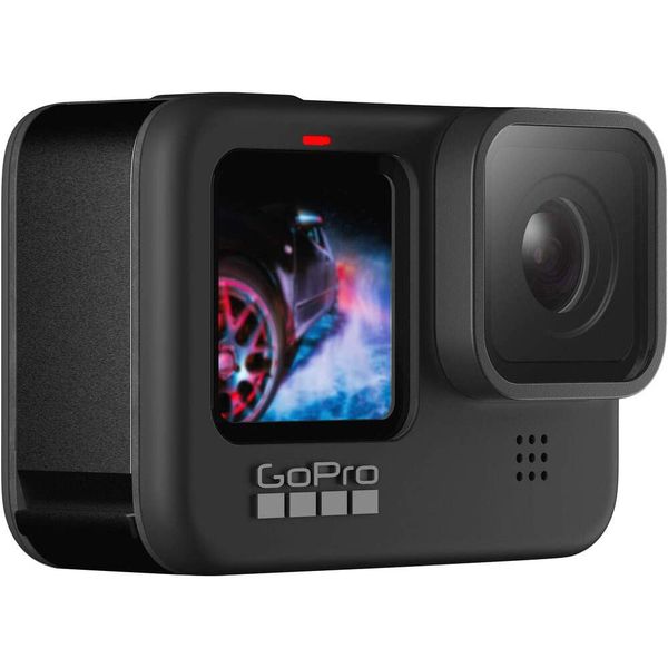 Câmera GoPro HERO9 Black à Prova D'água com LCD Frontal, Vídeo em 5K, Foto de 20 MP, Transmissão Ao Vivo em 1080p, Webcam, Hypersmooth 3.0