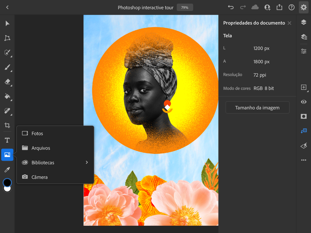 Acesse as opções de importação para adicionar uma nova imagem - Captura de tela: Thiago Furquim (Canaltech)