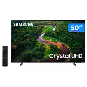 Smart TV 50” UHD 4K LED Crystal Samsung 50CU8000 - Wi-Fi Bluetooth Alexa 3 HDMI [CUPOM EXCLUSIVO]