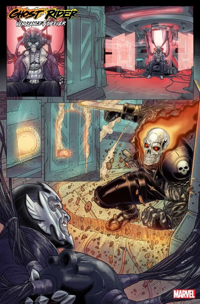 O Motoqueiro Fantasma 2099 (Imagem: Reprodução/Marvel Comics)