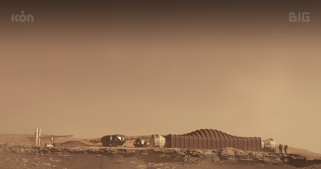 Concepção artística do Mars Dune Alpha (Imagem: Reprodução/ICON)