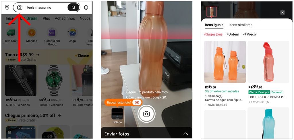 Encontre produtos parecidos com a imagem no AliExpress (Imagem: Captura de tela/André Magalhães/Canaltech)