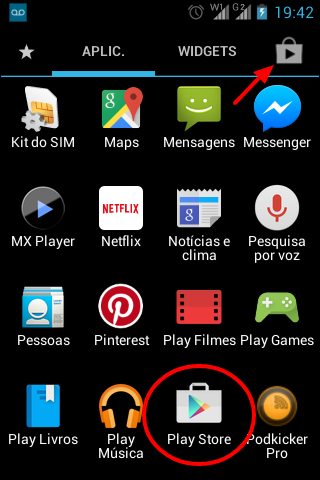 Google Play - Atualizações automáticas