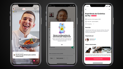 TikTok copia recursos de Instagram, Twitch e YouTube para melhorar suas lives