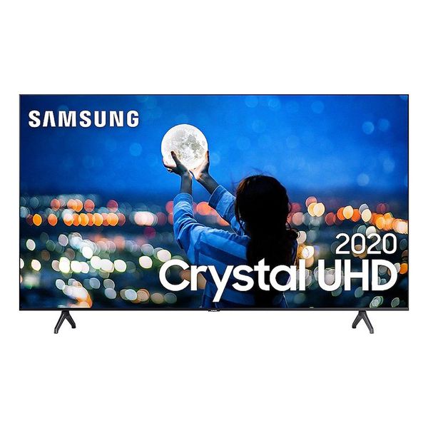 Smart TV 58" Samsung Crystal UHD 4K 2020 UN58TU7000 Borda ultrafina Visual Livre de Cabos Wi-Fi HDMI