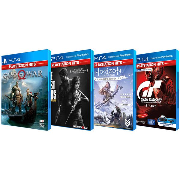 Combo com 4 Jogos para PS4 Sony