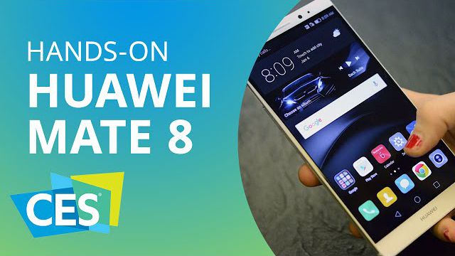 Huawei apresenta o novo Mate 8 [Hands-on | CES 2016]