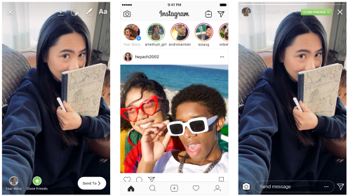 Instagram libera compartilhamento de Stories apenas para seus melhores amigos
