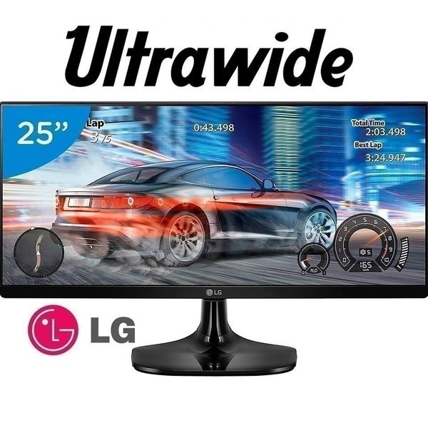 Monitor LED 25” Gamer LG 25UM58 IPS Ultrawide Full HD