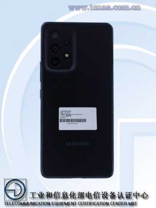 Aparecimento do Galaxy A53 5G no TENAA também trouxe imagens do dispositivo (Imagem: TENAA)