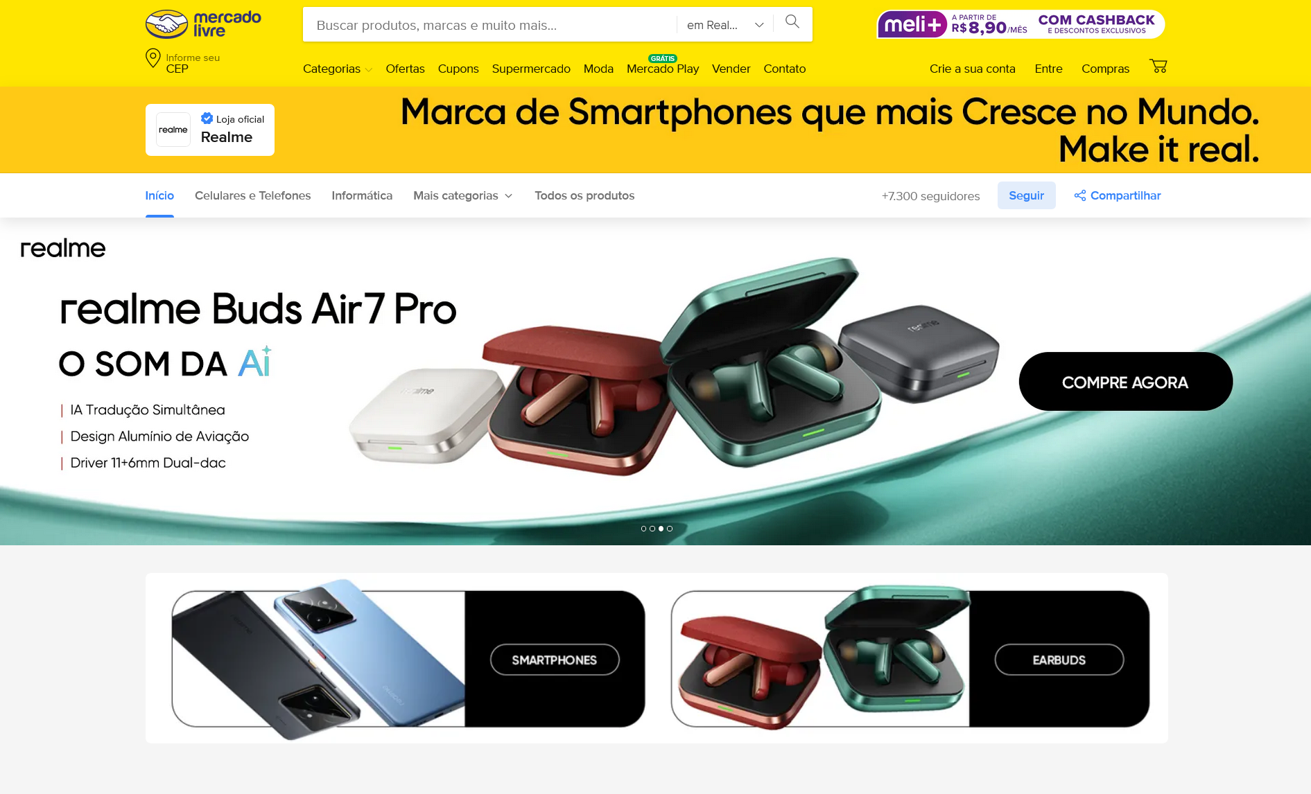 Realme Mercado Livre