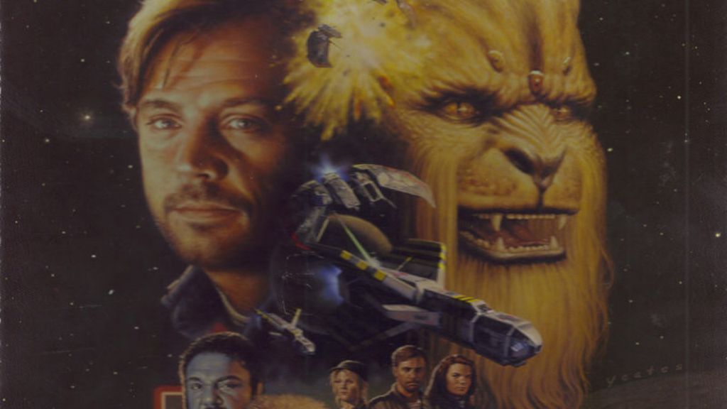 Jogos esquecidos da EA: Medal of Honor, Sim City e mais franquias que sumiram 4 Imagem promocional de Wing Commander mostrando personagens humanos, alienígenas felinos e naves espaciais em um cenário de guerra interestelar