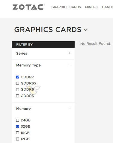 NVIDIA GeForce RTX 50 vazamento Zotac