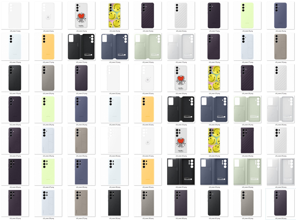 Samsung deve mostrar linha Galaxy S24 em quatro opções de cor (Imagem: Evan Blass)