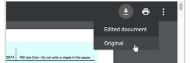 Interface aparecerá somente se o arquivo for editável 