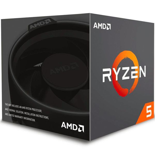 Processador AMD Ryzen 5 1600, Cache 19MB, 3.2GHz (3.6GHz Max Turbo), [À VISTA]