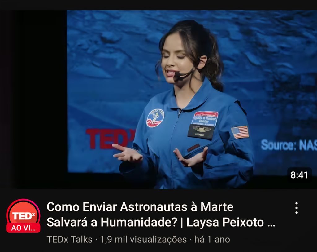 Laysa Peixoto no TEDxCarioba