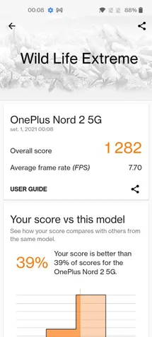 OnePlus Nord 2 5G benchmark