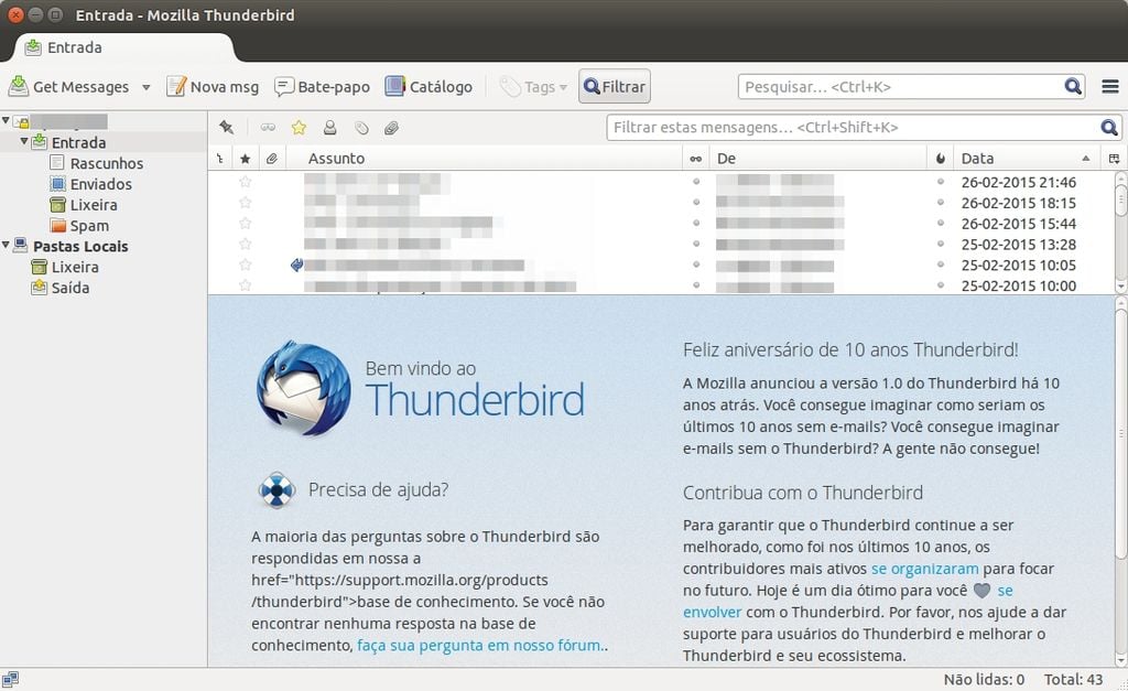 Como gerenciar e-mails, calendário e agenda no Linux com Thunderbird