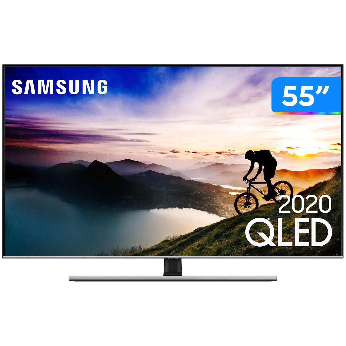 Smart TV 4K QLED 55” Samsung 55Q70TA WiFi Bluetooth HDR 3 HDMI 2 USB