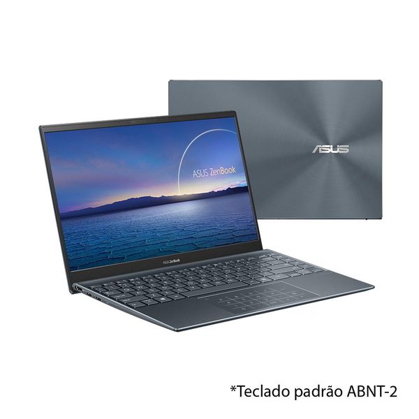 Notebook asus ZenBook 14 UX425EA-BM319T Intel Core i5 1135G7 8GB 256GB ssd W10 14'' ips Cinza Escuro
