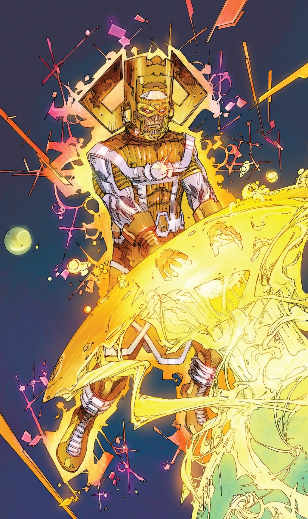 A versão Lifebringer de Galactus (Imagem: Reprodução/Marvel Comics)