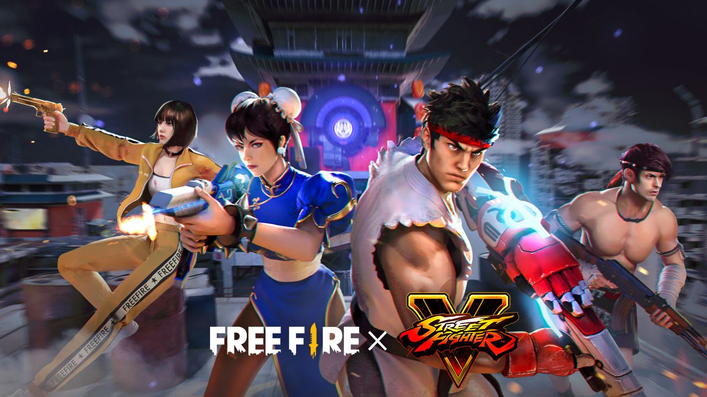 Free Fire recebe evento temático de Street Fighter V