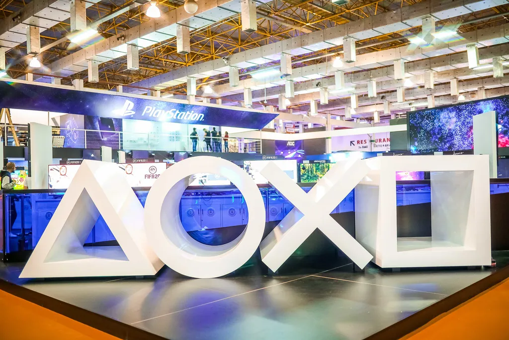 Estande da PlayStation na BGS 2019, última edição presencial da feira (Foto: Divulgação/Brasil Game Show)