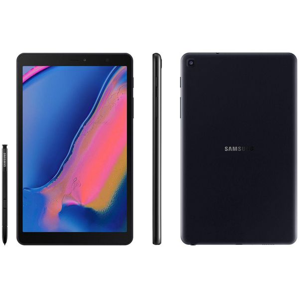 [APP + CLIENTE OURO] Tablet Samsung Galaxy TAB A S Pen P205 com Caneta - 32GB 8” 4G Wi-Fi Android 9.1 Octa Core Câm. 8MP