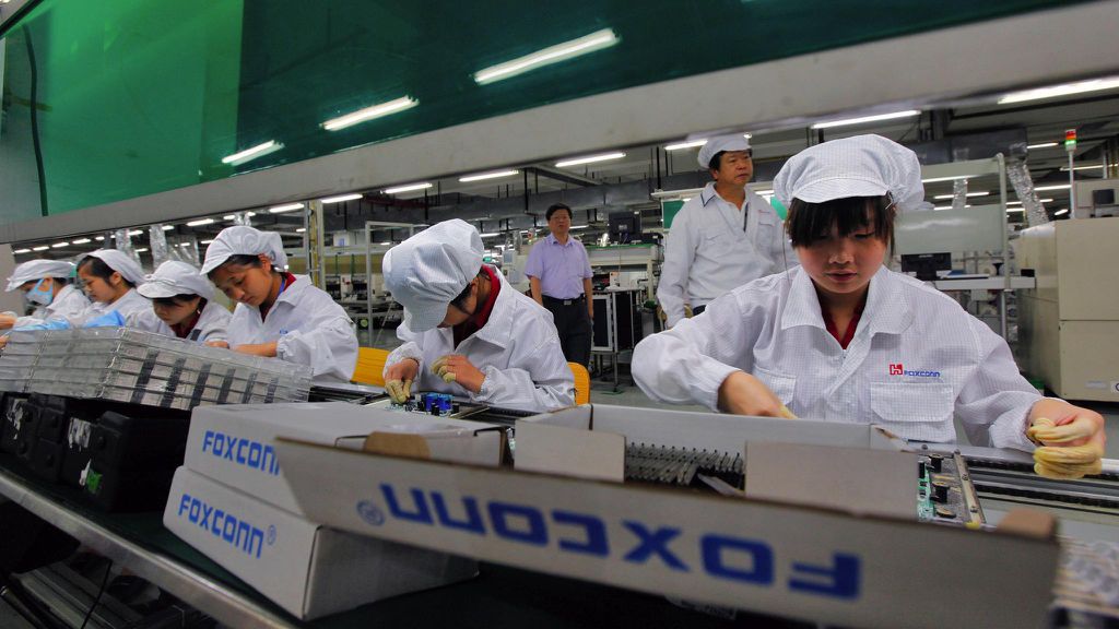 A fabricante taiwanesa de componentes eletrônicos Foxconn foi uma das afetadas pelo tweet de Donald Trump; novas taxas aplicadas a produtos chineses deixou todo o setor de tecnologia em polvorosa. (Imagem: reprodução/Foxconn).