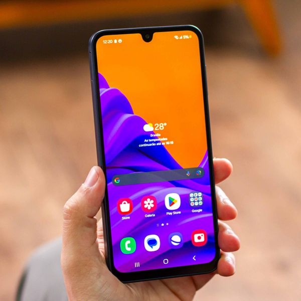 PARCELADO | Celular Samsung Galaxy A16, 5G, 256 GB, 8 GB RAM, Azul Escuro | CUPOM