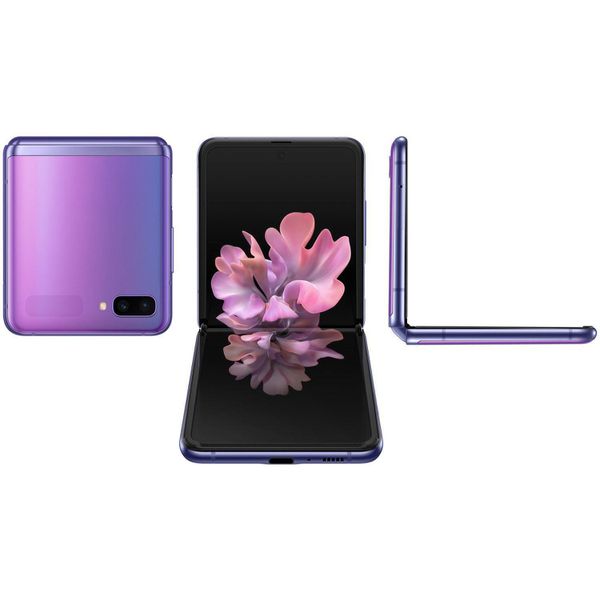 Smartphone Samsung Galaxy Z Flip 256GB - Ultravioleta 8GB RAM 6,7” Câm. Dupla + Selfie 10MP [À VISTA]