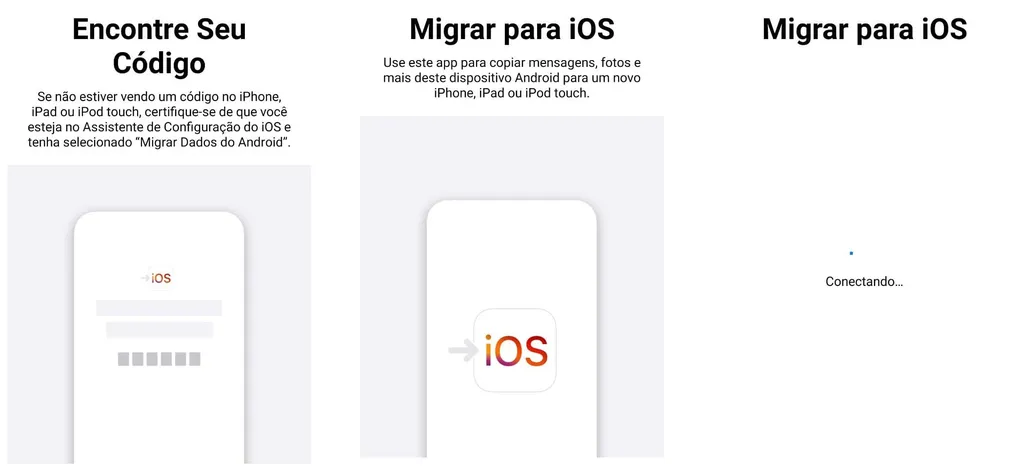 Transfira seus arquivos do Android para o iPhone com o Migrar para iOS (Imagem: Thiago Furquim)