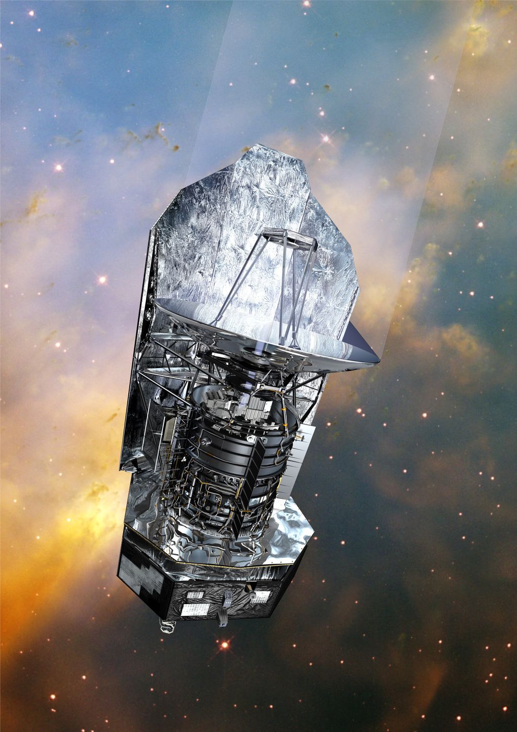 Observatório Espacial Herschel (Imagem: Reprodução/ESA)