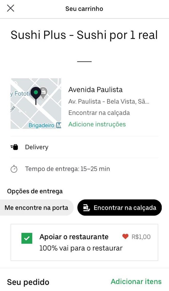 Doação continua disponível nas mais de 150 cidades do Brasil onde o Uber Eats atua (Foto: Divulgação/Uber)