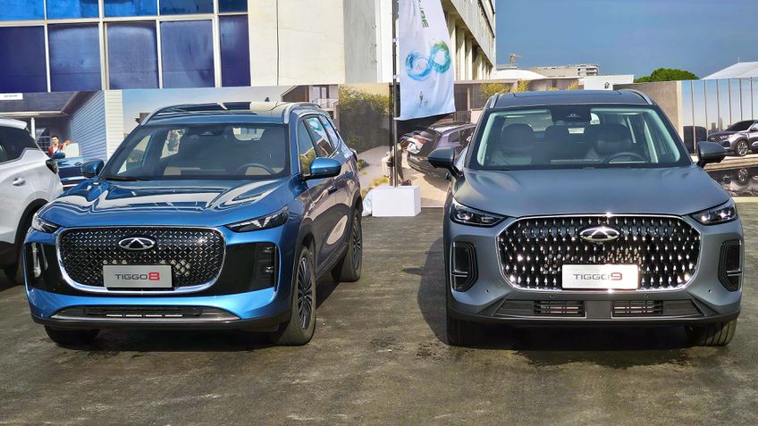 Chery Tiggo 8 e Tiggo 9