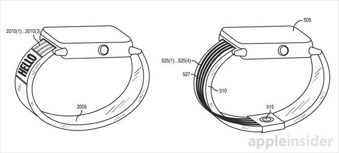 Com a adoção de fluidos ativos, Cupertino poderia transformar as pulseiras do Watch em inteligentes, com direito a display transparente e tudo Com a adoção de fluidos ativos, Cupertino poderia transformar as pulseiras do Watch em inteligentes, com direito a display transparente e tudo