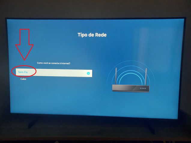 Conectar TV Samsung ao Wi-Fi