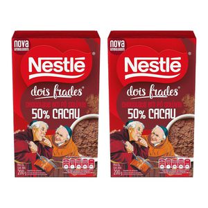 Duas unidades de Nestlé Chocolate Em Pó Dois Frades 200G [REC R$ 27,34]
