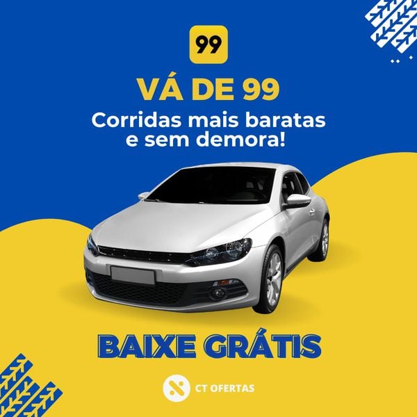 Vá de 99 - Corridas mais baratas e sem demora! [LINK FUNCIONA SÓ PELO CELULAR]