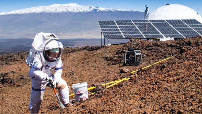A missão HI-SEAS, financiada pela NASA e executada pela Universidade do Hawaii, realizada em 2015, procurou avaliar os efeitos de um ambiente similar ao de Marte (Imagem: Reprodução/Neil Scheibelhut/Universidade do Hawaii)